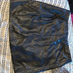 Leather Skirt